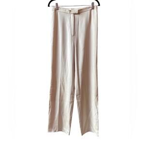 Lafayette 148 NY Cloud White Women’s Size 10 Silk Pants Trousers